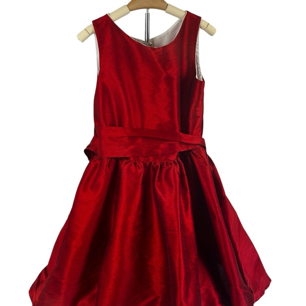 Five Loaves Twofish Girls Satin Holiday Dress Party Princess SZ 12